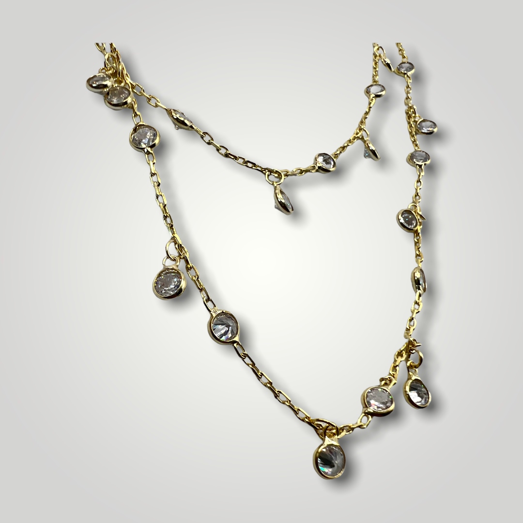 Drop Diamonds Necklace