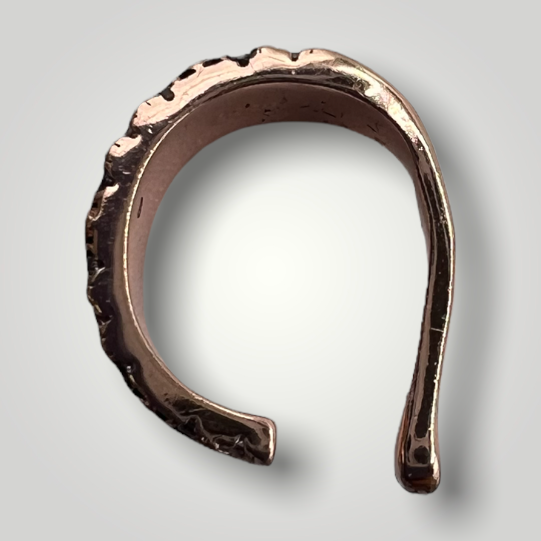 Solid Sterling Silver, 14K Rose Gold Hook French Earrings