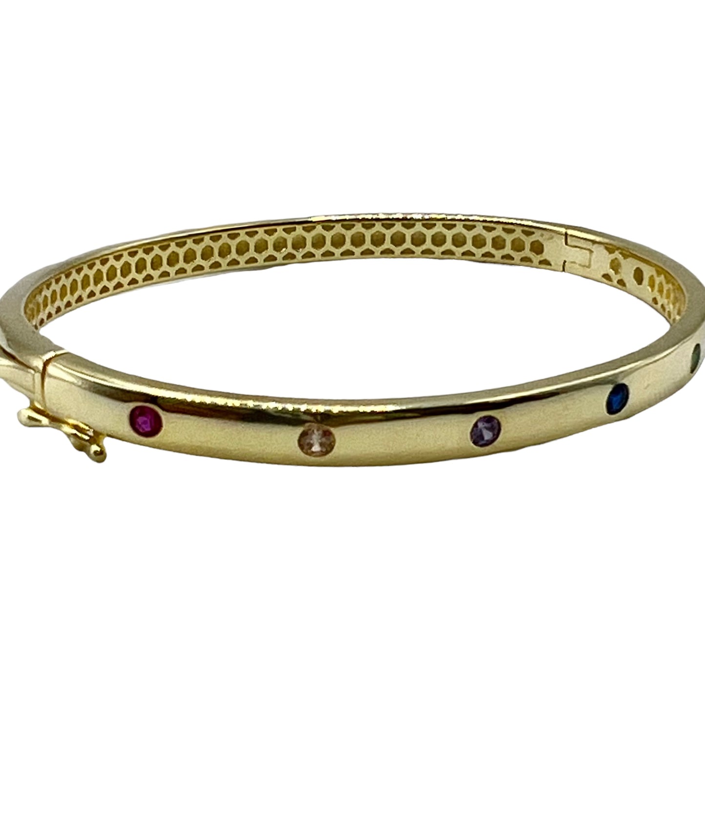 Sterling Silver 18K Gold Plated Bracelet