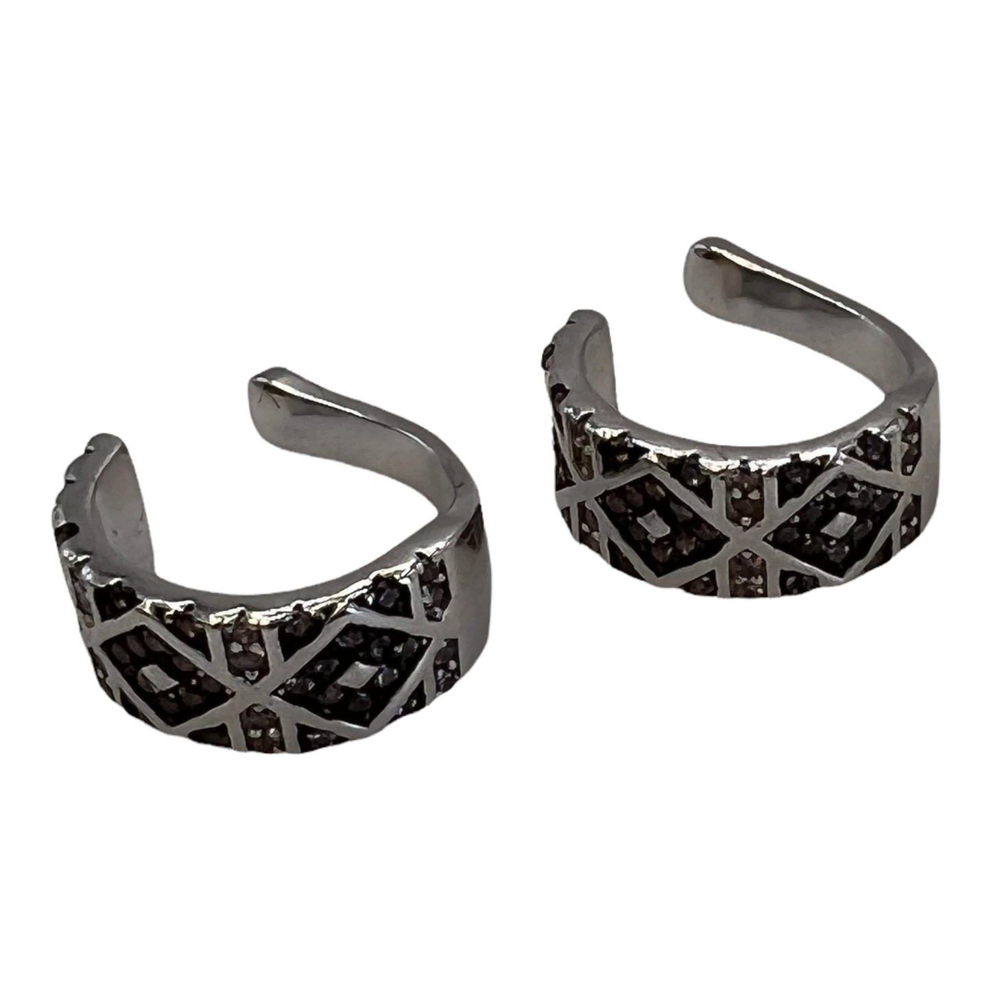 Solid Sterling Silver, 14K Rose Gold Hook French Earrings