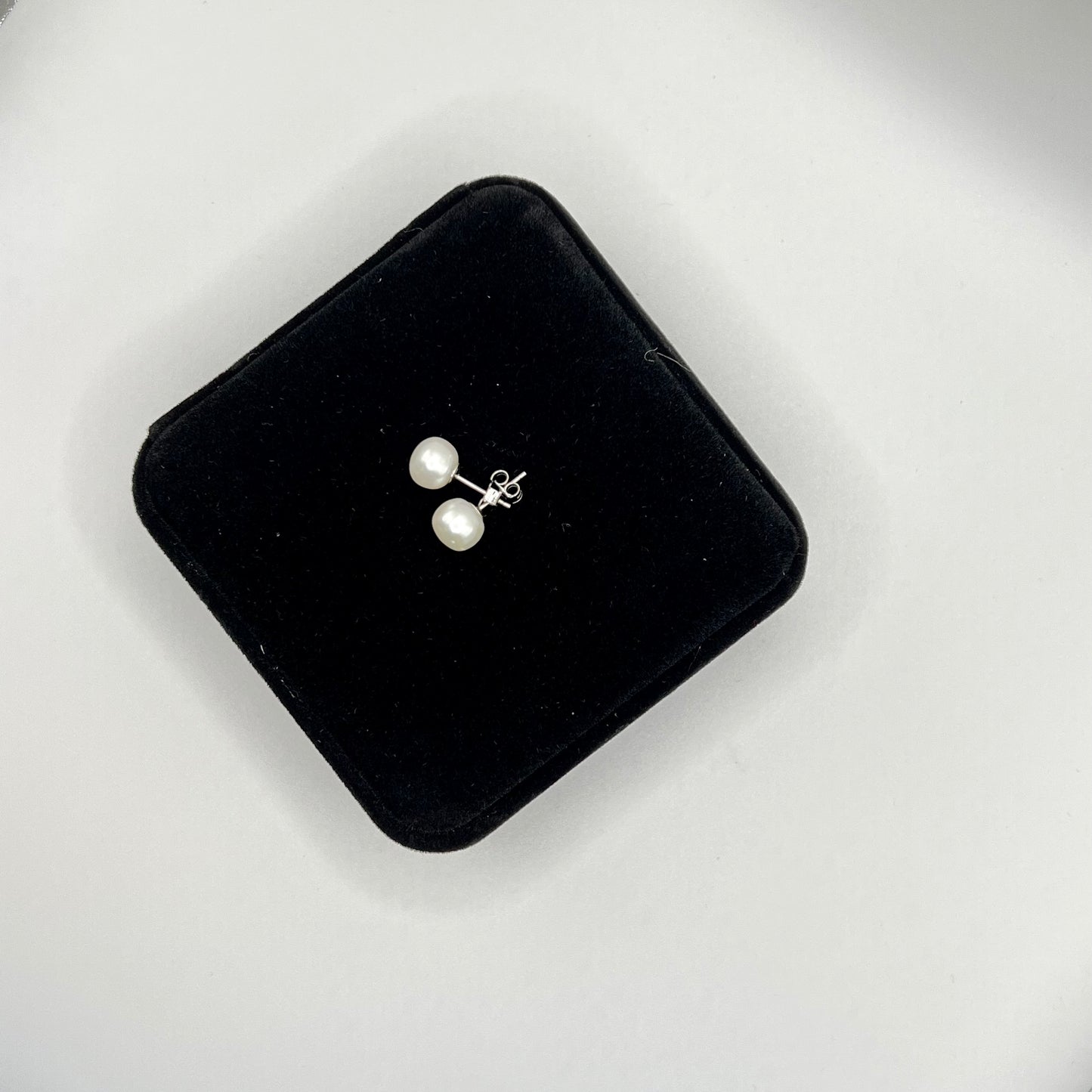 Real Pearl Sterling Silver Earinngs