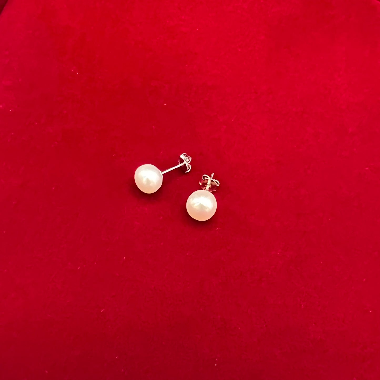 Real Pearl Sterling Silver Earinngs