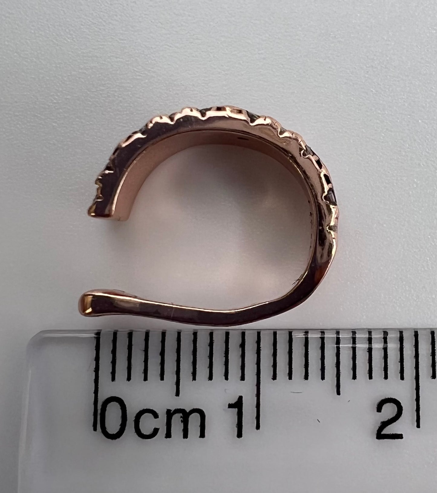 Solid Sterling Silver, 14K Rose Gold Hook French Earrings