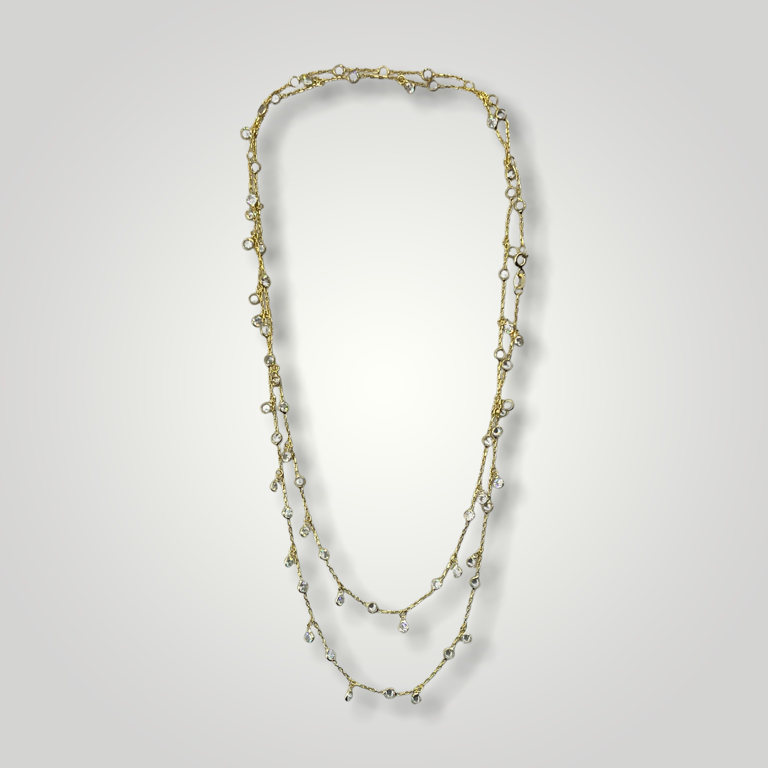 Drop Diamonds Necklace