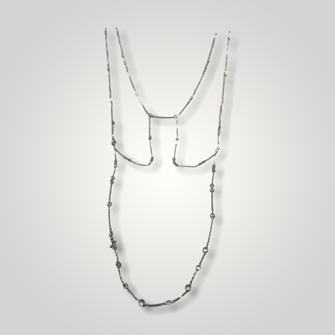 Sterling Silver Body Chain Necklace