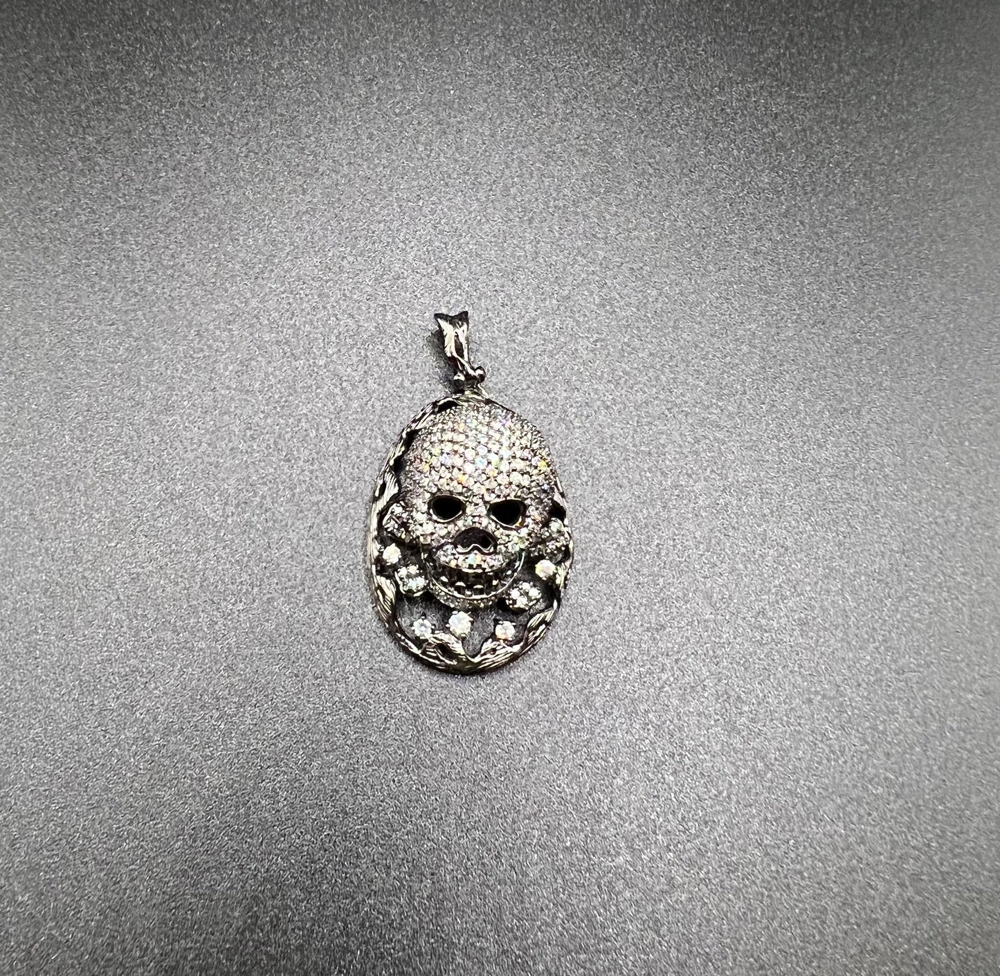 Sterling Silver Skull Pendant