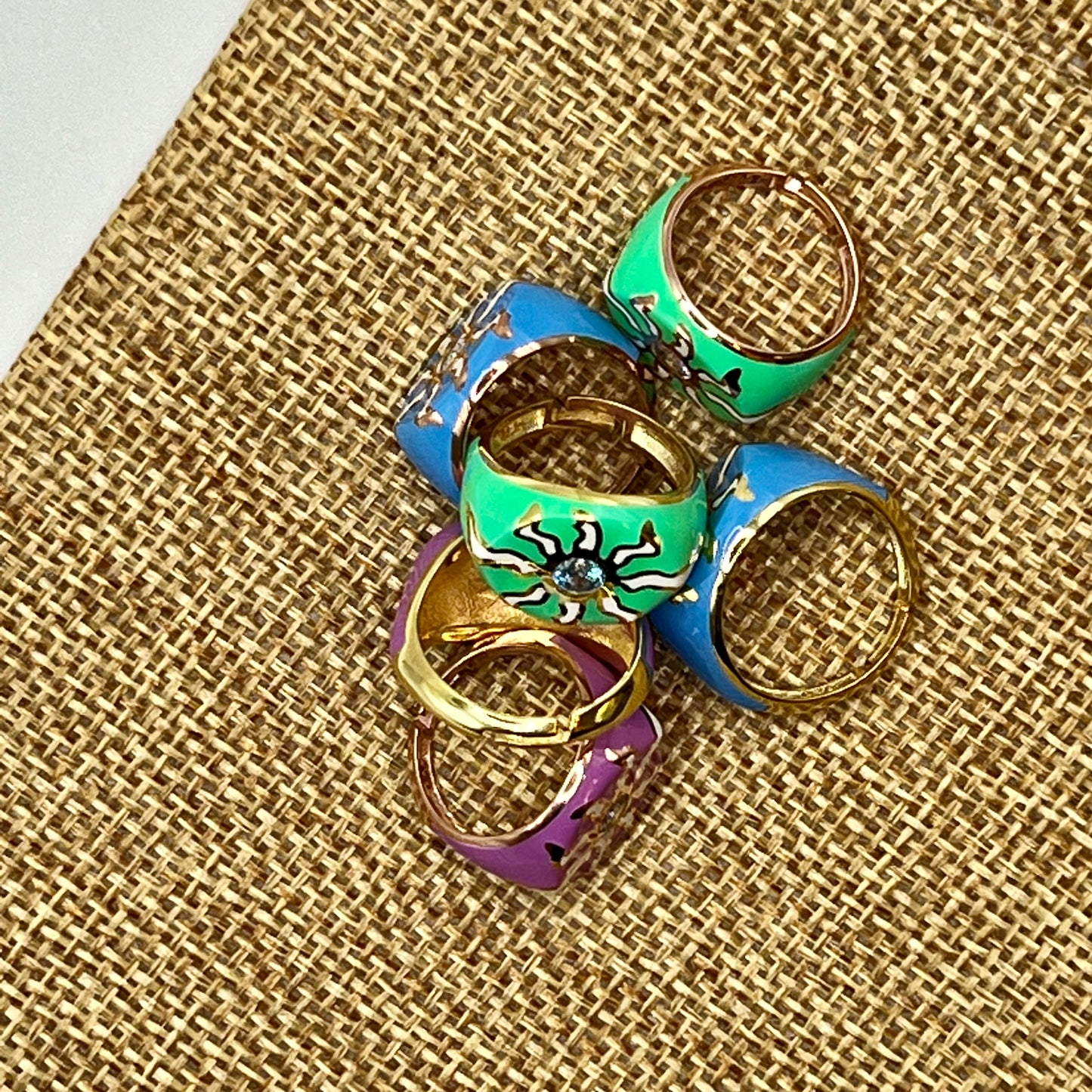 Good Vibes Enamel Ring
