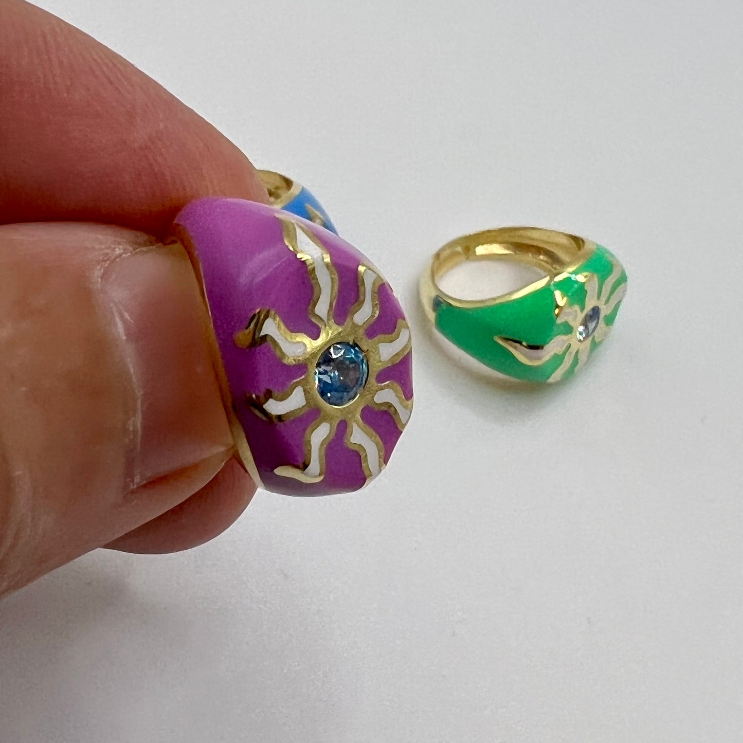 Good Vibes Enamel Ring