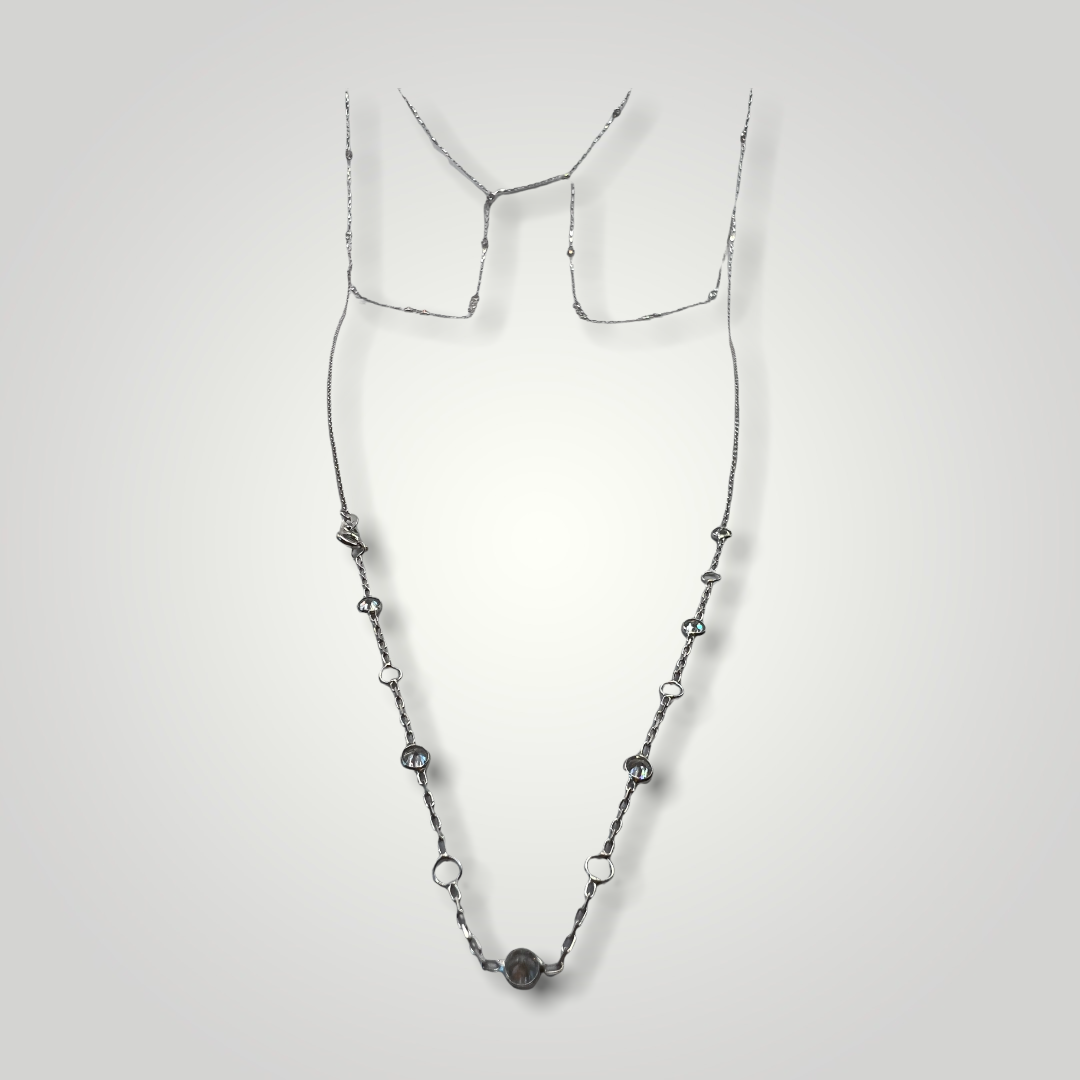 Sterling Silver Body Chain Necklace