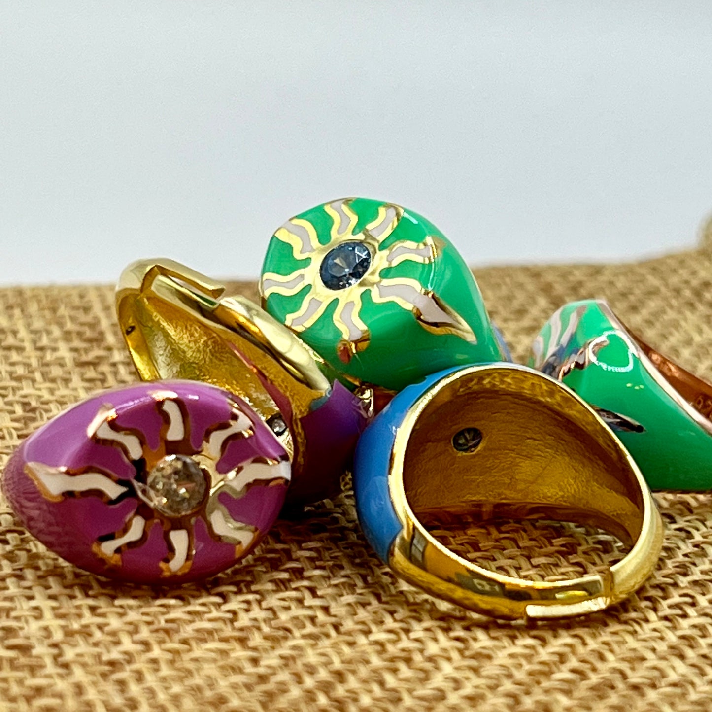 Good Vibes Enamel Ring