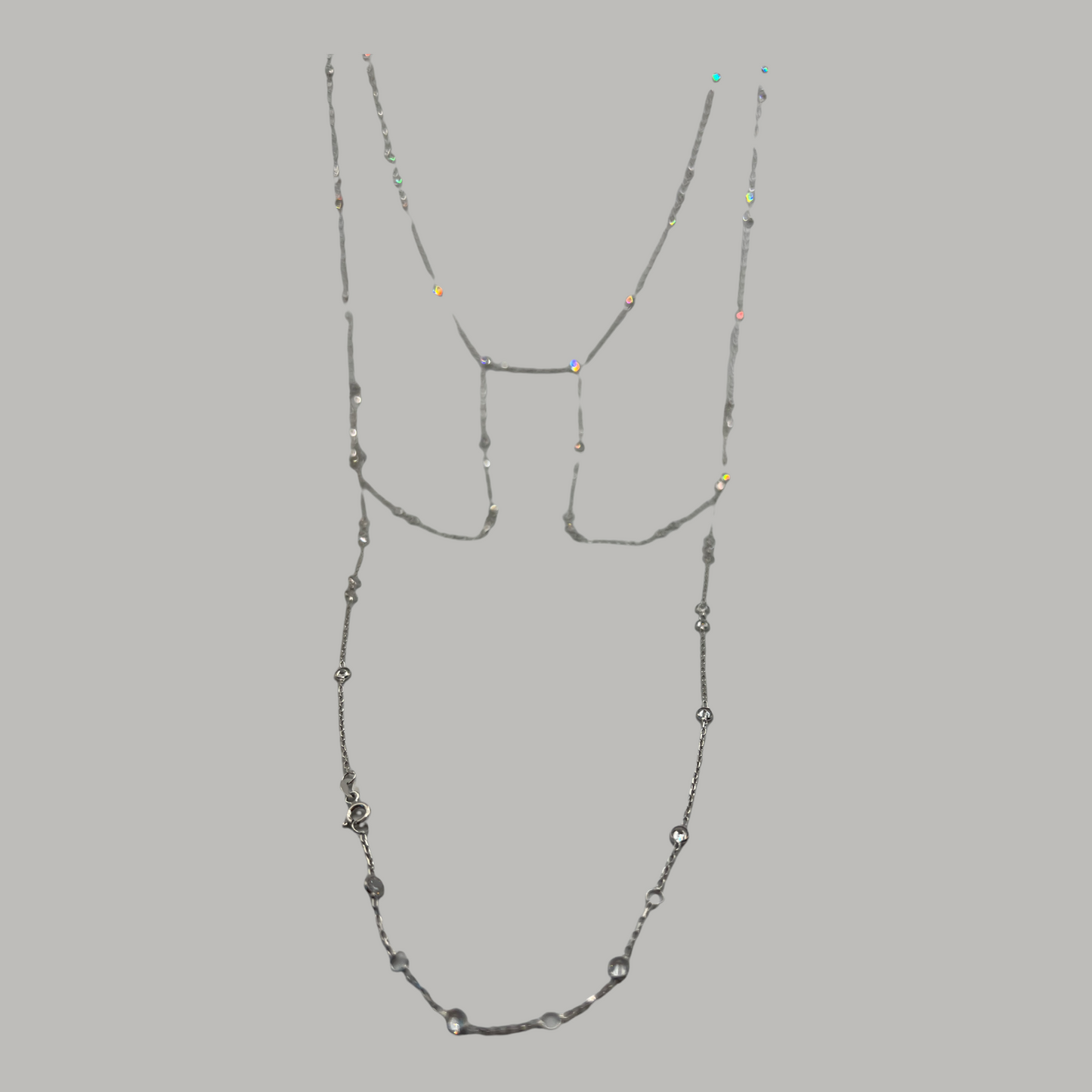 Sterling Silver Body Chain Necklace