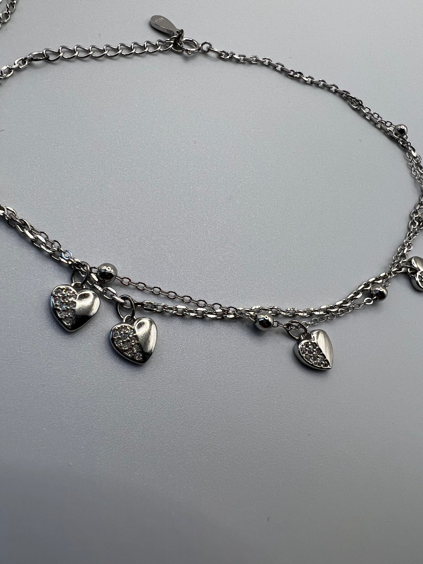 Hanging Hearts Bracelet